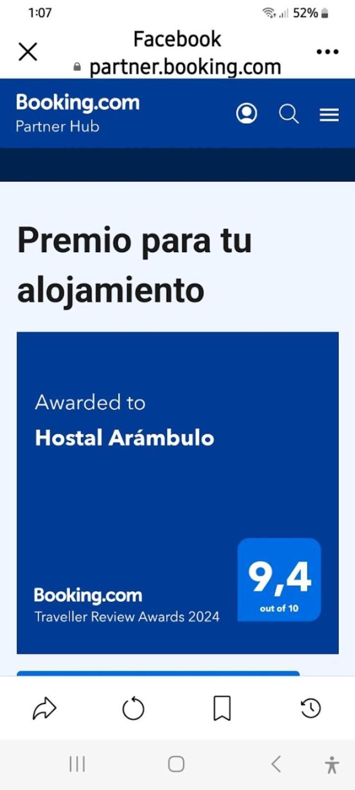 Hostal Arambulo Villavieja Exteriér fotografie